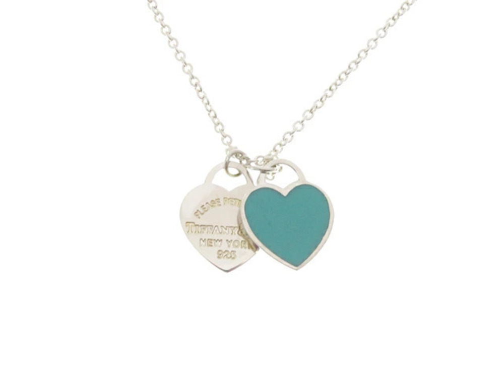 Tiffany Co Return To Tiffany Tag Necklace Pink Gold